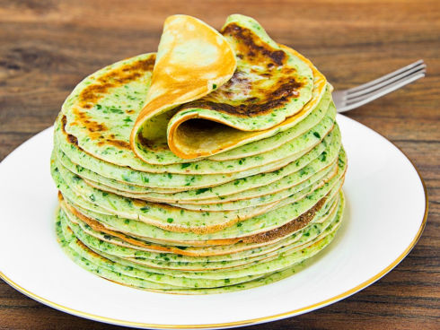 BLW Recipe: Spinach pancakes